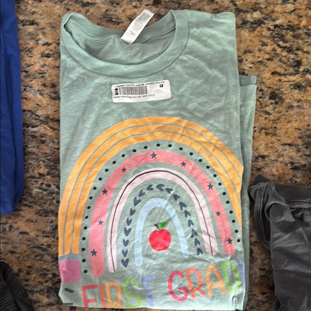 Kids Rainbow First Grade T-Shirt